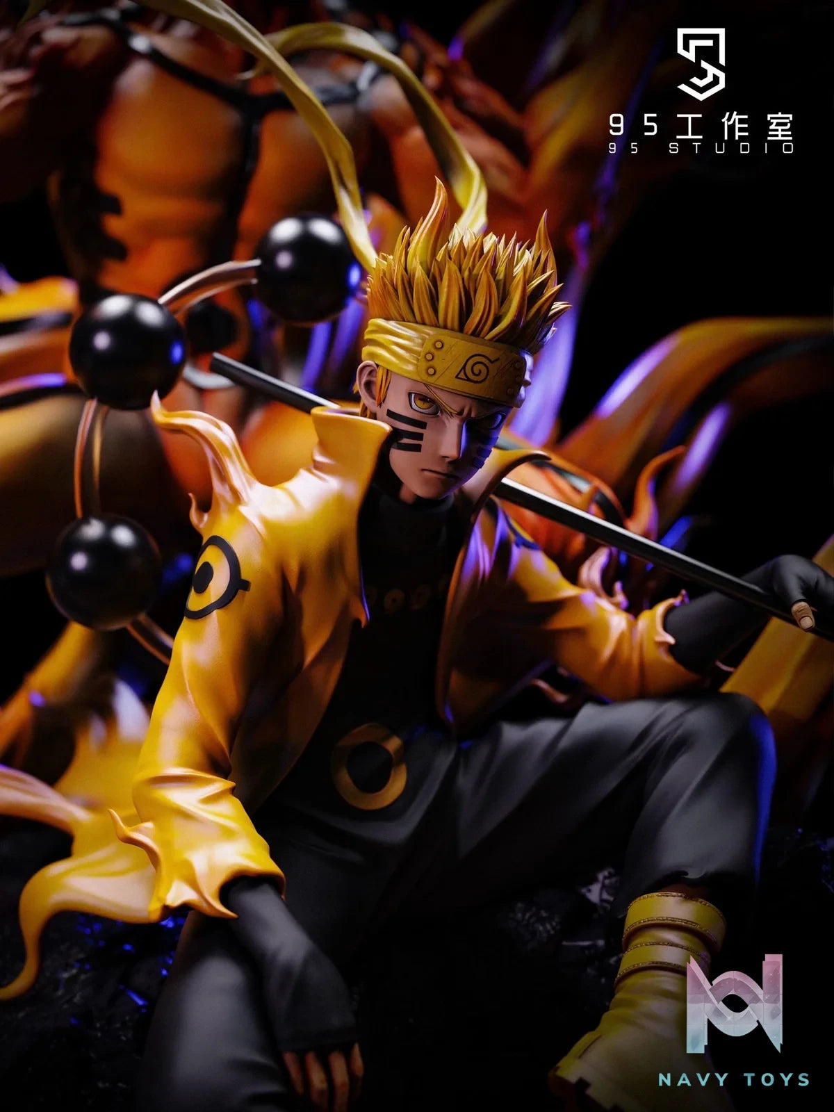 Naruto and Kurama - Naruto - 95 Studio resin statue 95 Studio anime figure