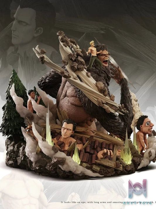 Zeke Jaeger & Beast Titan - Attack On Titan - Freedom Studio resin statue freedom studio anime figure