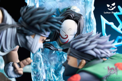 Loiter Studio – Naruto Battle on the Bridge Zabuza vs Kakashi