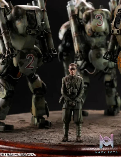Kaiyodo – ARTPLA Maschinen Krieger Final Hund Set X Jerry Can Man 1/35 Plastic Model (Licensed)