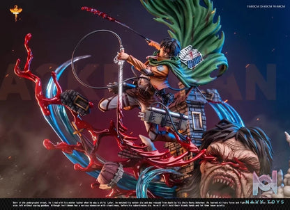 Levi VS Zeke resin statue dt studio anime figure