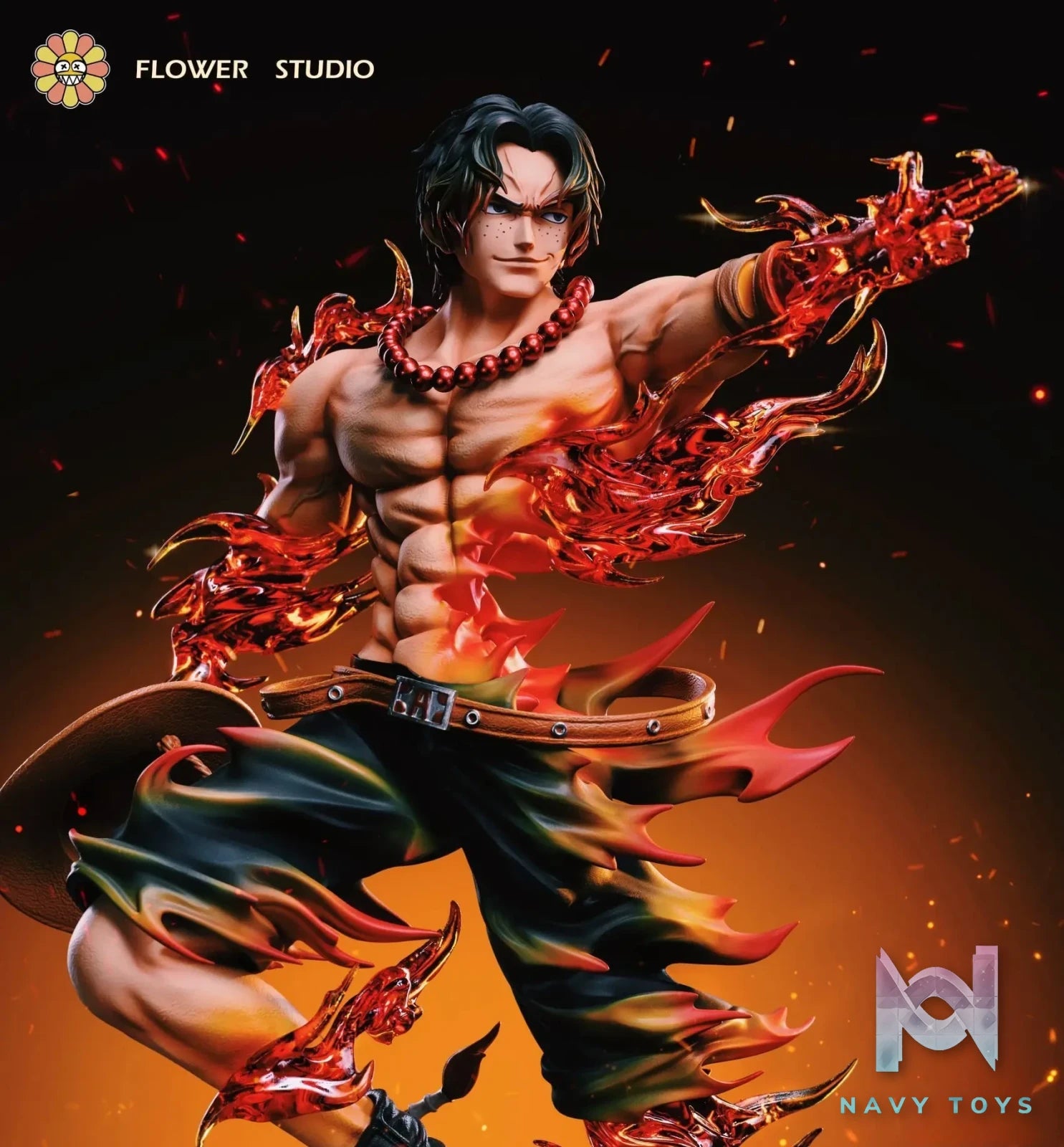 Flower Studio – One Piece Flame Ace