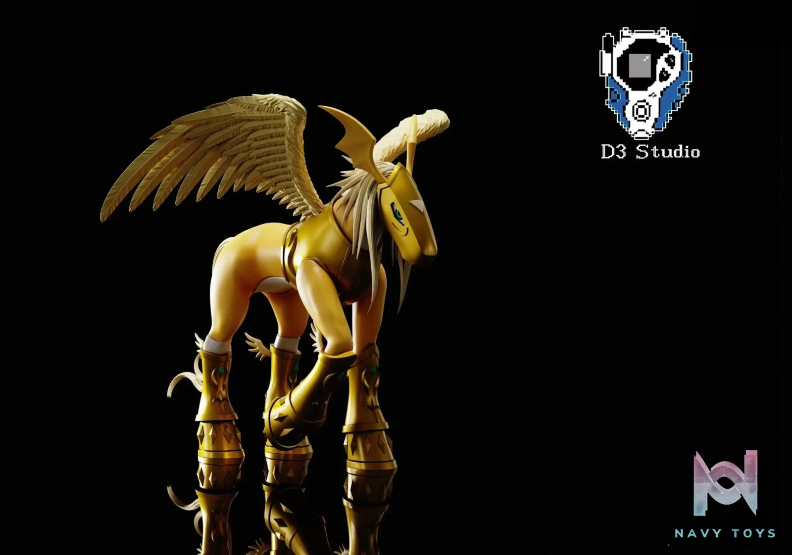 D3 Studio – Digimon Nefertimon And Pegasusmon