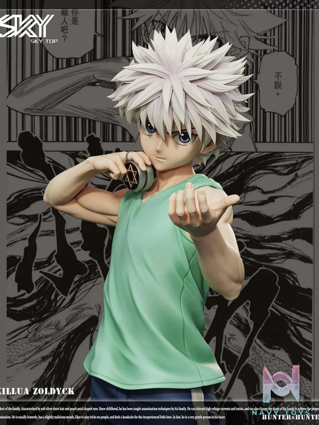 Killua Zoldyck - Hunter x Hunter - Sky Top Studio resin statue sky top studio anime figure