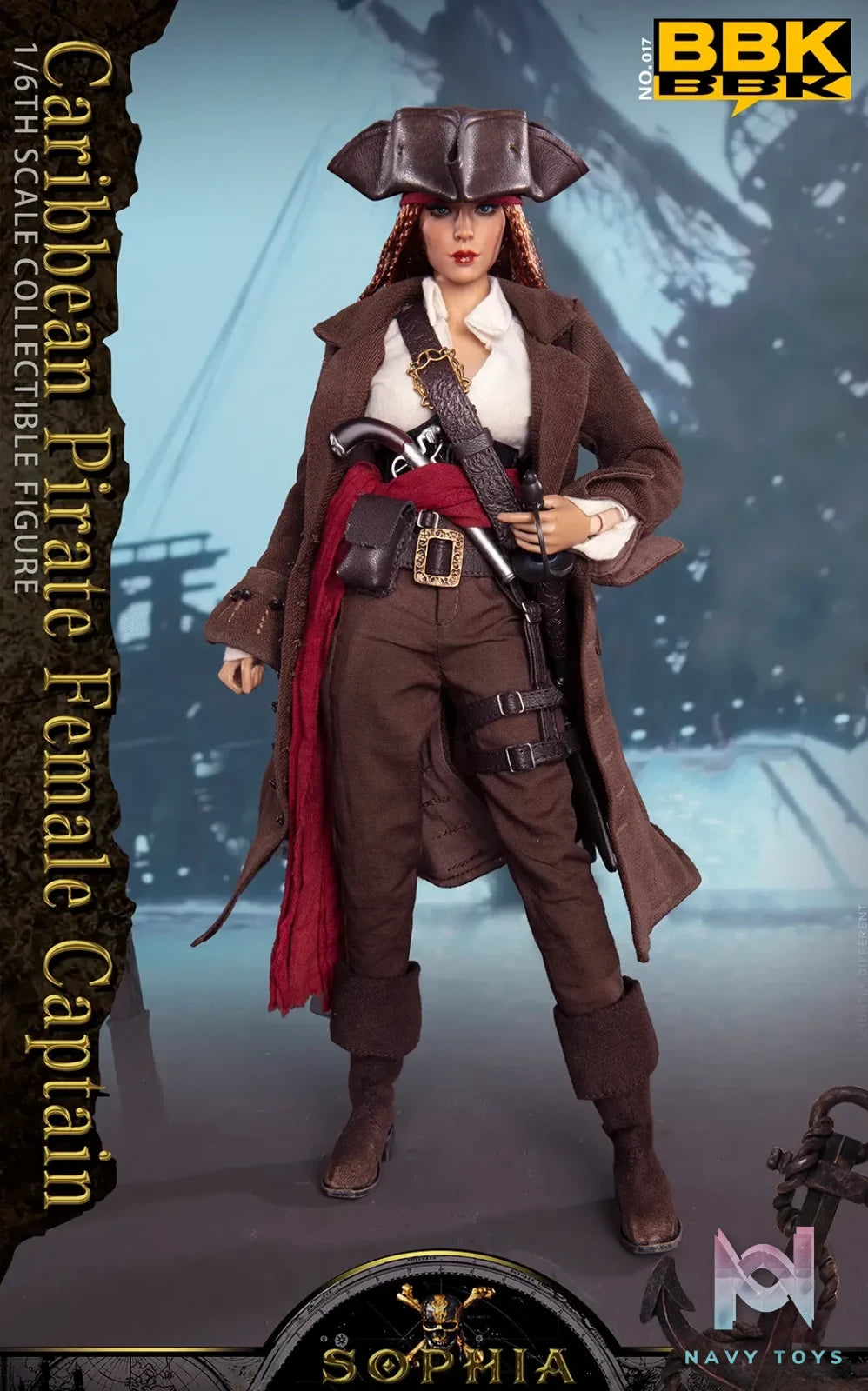 BBK Studio – Pirates of the Caribbean Captain Sophia BBK017