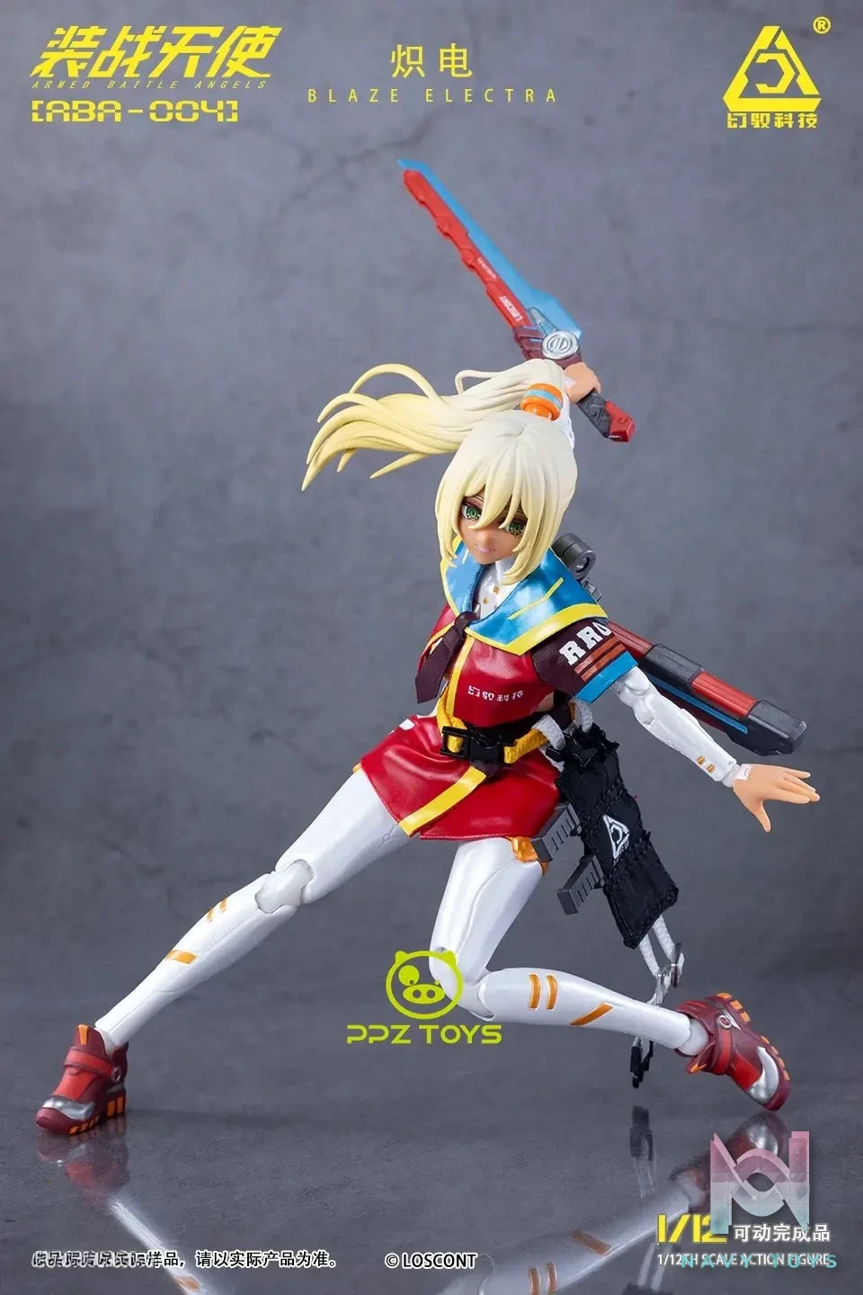 LOSCONT Studio – SouSen Tenshi Series Vol. 4 MISTYRAIN 1/12 Action Figure ABA-004 (Licensed)