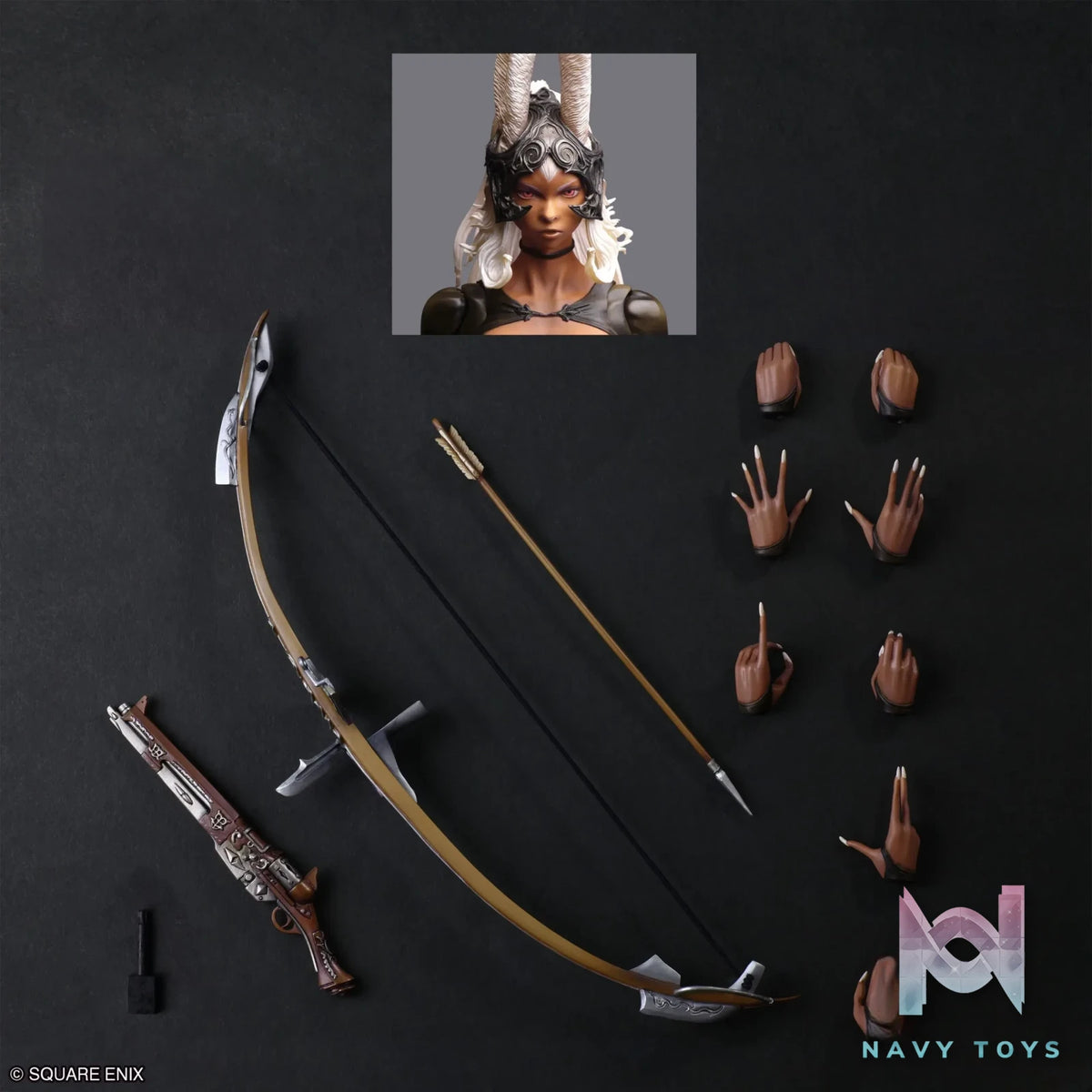 SQUARE ENIX – Final Fantasy XII PLAY ARTS SHIN Fran (Licensed)