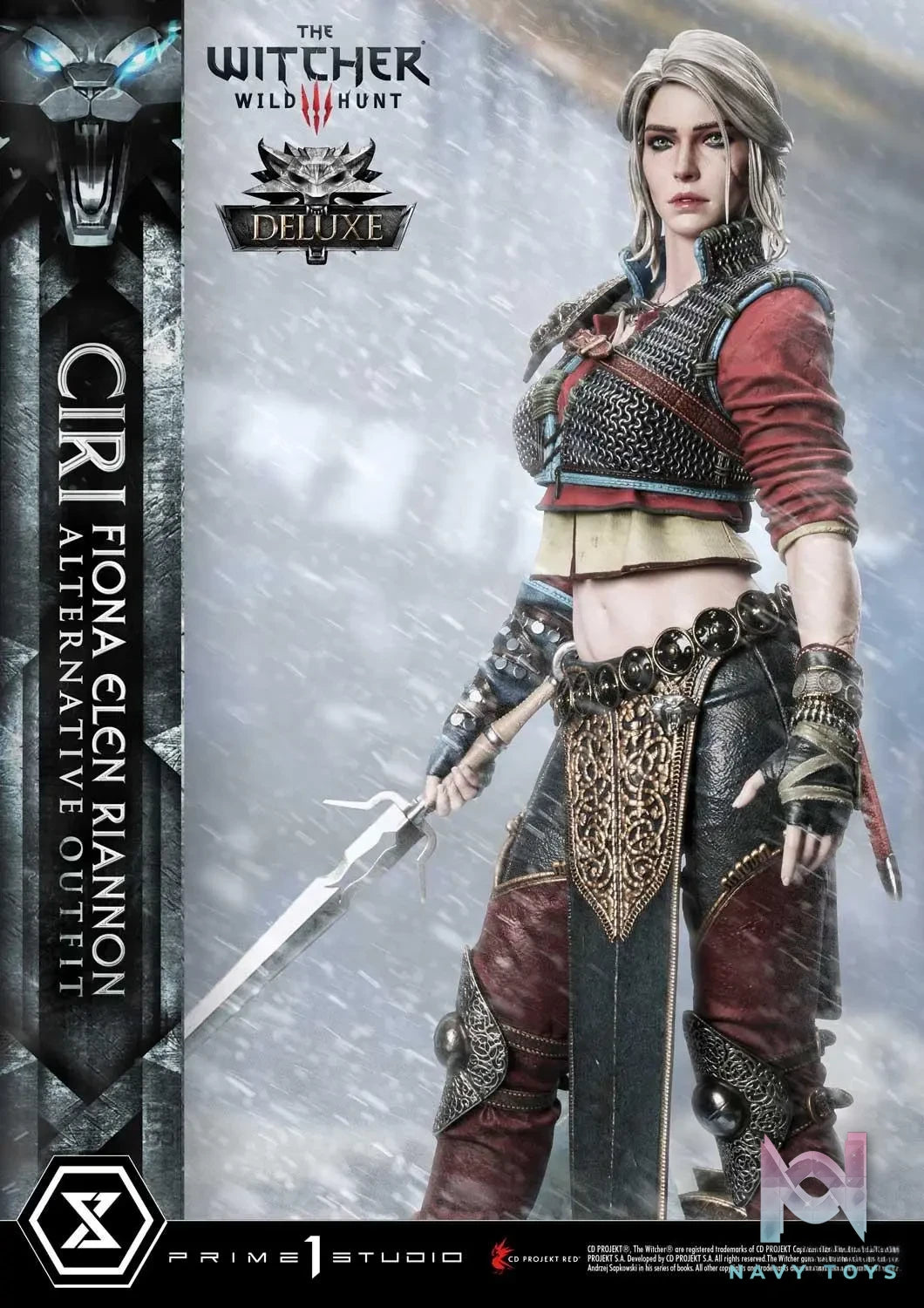 Prime 1 Studio – Premium Masterline The Witcher 3: Wild Hunt Ciri Fiona Elen Riannon Alternative Outfit PMW3-10 PMW3-10DX PMW3-10DXS(Licensed)