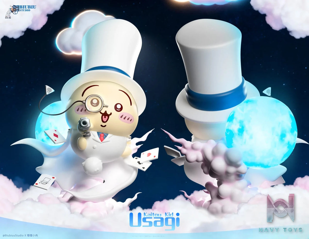 Biubiu Studio – Usagi Cosplay Detective Conan Kid the Phantom Thief Chiikawa