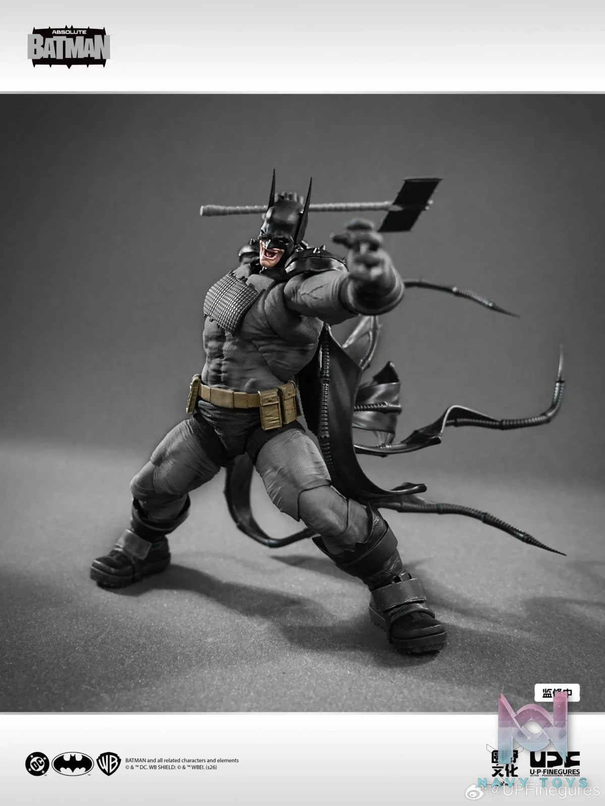 YUANYE X UPFinegures – DC Comics Absolute Batman 1/12 Scale Action Figure (Licensed)