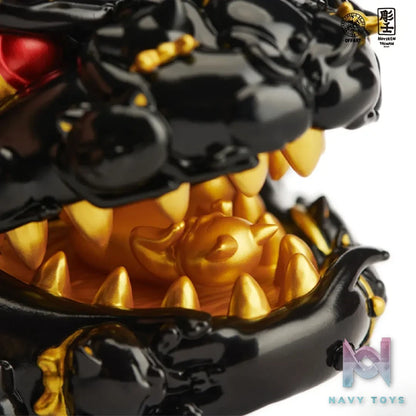 OFFART & A Ren – OFFART X Horiren Red Flame Hundred Cats Mini – Black Gold Bust (Licensed)