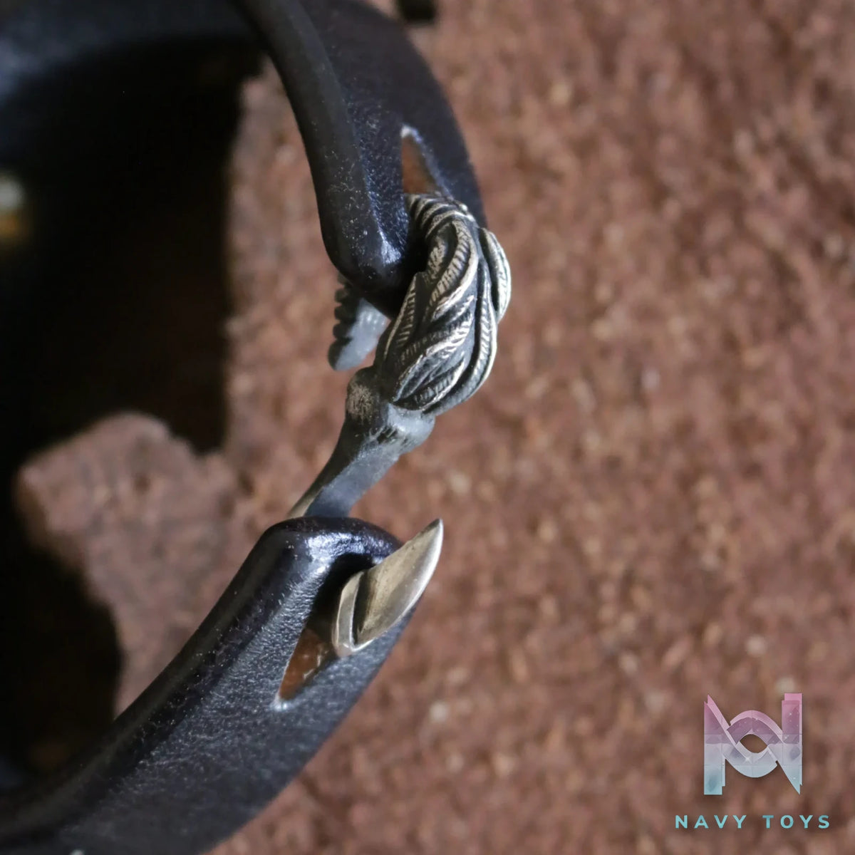 Raven Studio (silver jewelry) – Claws Meet Rattlesnake S-Shaped Connecting Hook Original