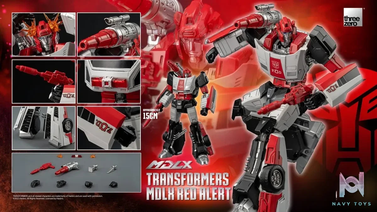 Threezero – Transformers MDLX Red Alert 3Z08330W0 (Licensed)