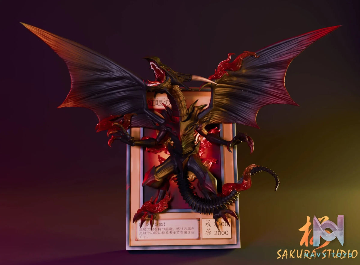 SAKURA Studio – Picture Frame Series 009 Red Eyes Black Flare Dragon Yu-Gi-Oh!