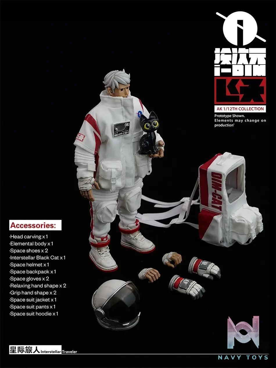 I-dimension – Original 1/12 Interstellar Traveler Action Figure Regular Version White IDIM0001 (Licensed)