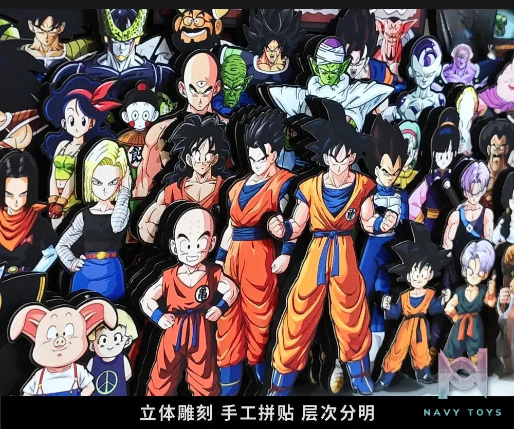 KALA HOME Studio – Dragon Ball Multiple Characters #11 3D Decorative Painting Dragon Ball