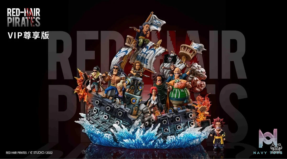 YZ Studio - Team Shanks - One Piece resin statue yz studio anime figure