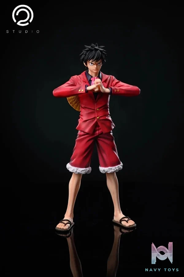 C2 Studio - One Piece POP Luffy series clothing resin statue Navy Toys anime figure