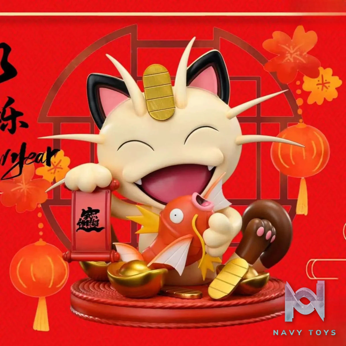 Buri Studio & MX Studio – Pokémon 2023 Chinese New Year Limited Lucky Meowth
