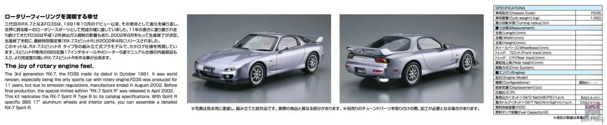 AOSHIMA – 1/24 Scale Car Model (Licensed)