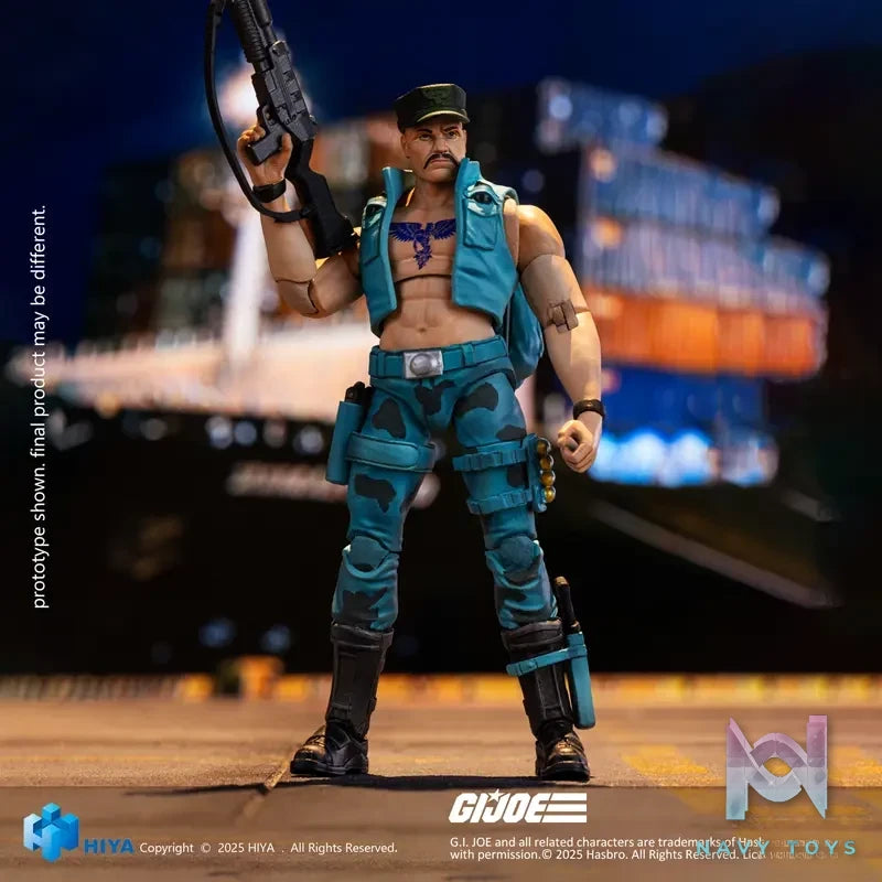 Hiya Toys – Exquisite Mini Series 1/18 Scale 4 Inch Gung-Ho Marine Version Action Figure (Licensed)