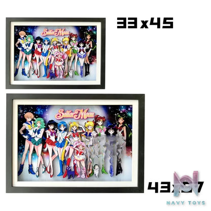 KALA HOME Studio – Sailor Moon Multiple Characters #01 3D Decorative Painting Sailor Moon