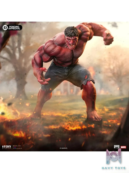 Iron Studio – Marvel Brave New World Art Scale 1/10 Statue Red Hulk (Licensed)