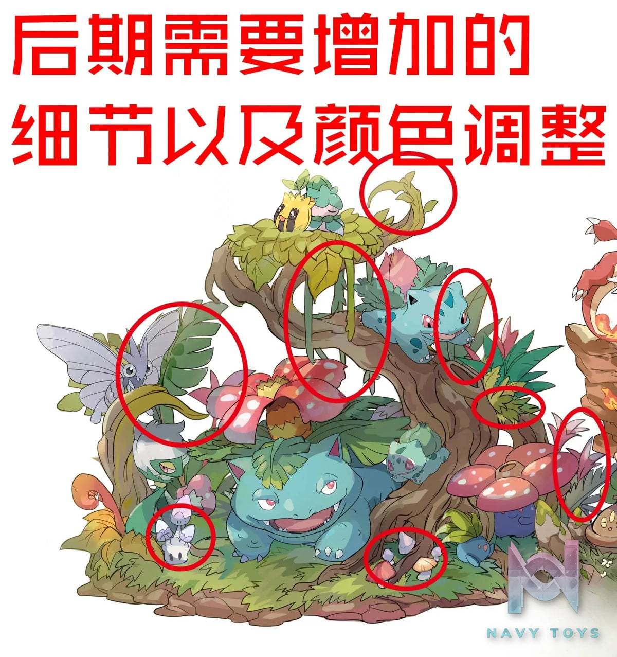 PC House Studio – Pokemon 4th Anniversary #3 Venusaur Family