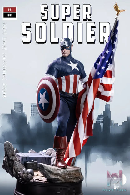 Power Studio – Marvel 1/6 scale super soldier Captain America figure PS001