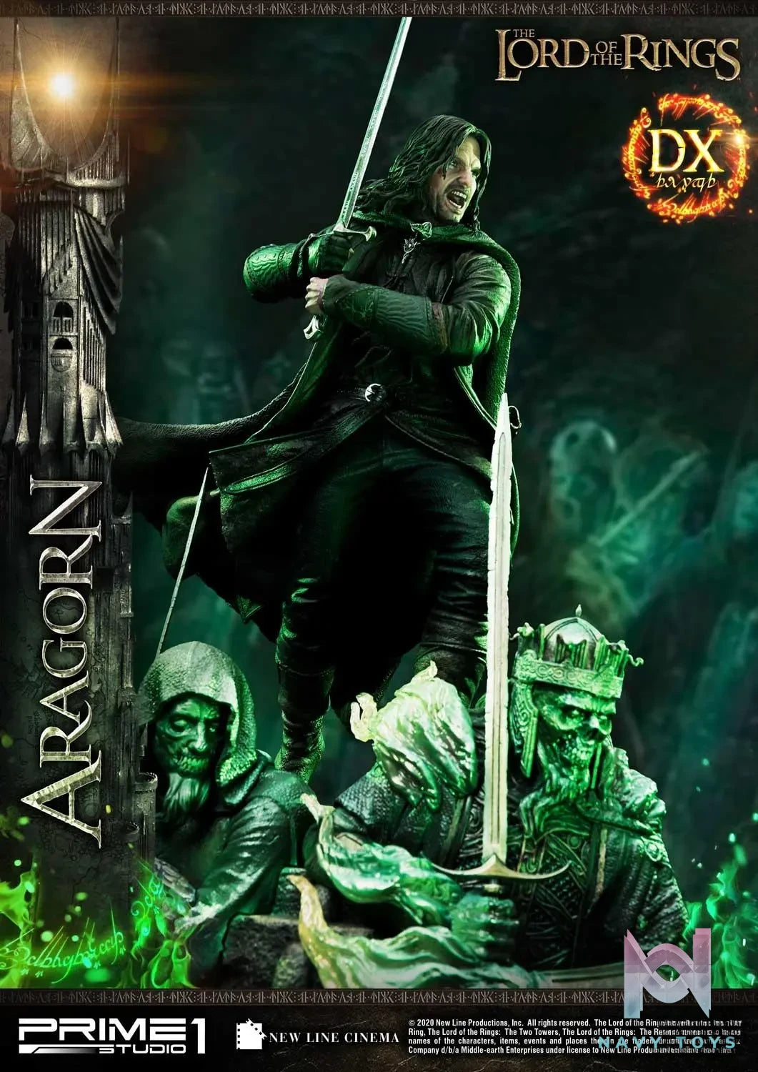 Prime 1 Studio – Premium Masterline The Lord of the Rings: The Return of the King (Film) Aragorn PMLOTR-03 PMLOTR-03DX (Licensed)