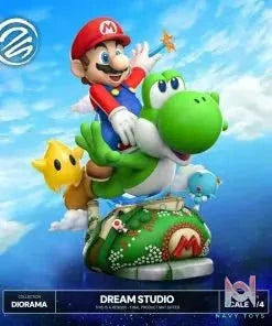 Mario X Yoshi Super Mario Galaxy 2 - Dream Studio resin statue Navy Toys anime figure