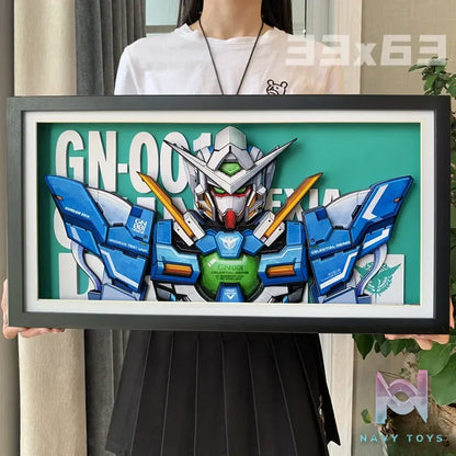 KALA HOME Studio – Gundam Exia 3D Decorative Painting Gundam