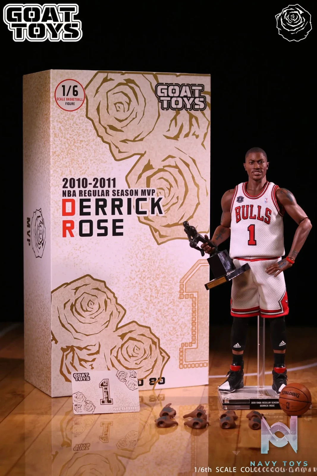 Goat Toys Studio – NBA Chicago Bulls Rose MVP Set