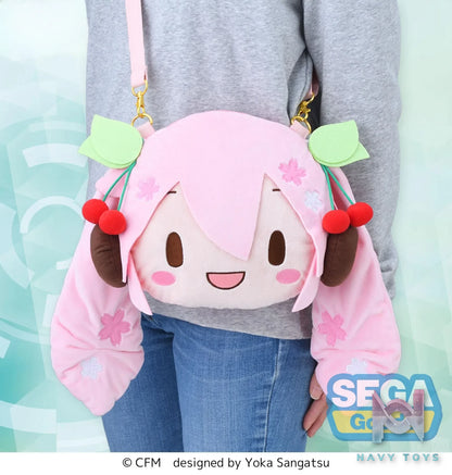 SEGA – fuwa petit “Sakura Miku” Face Shoulder Bag (M) (Licensed)