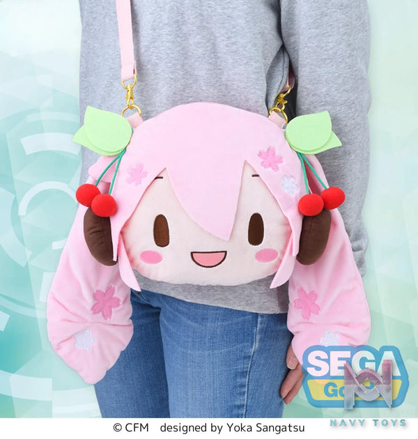 SEGA – fuwa petit “Sakura Miku” Face Shoulder Bag (M) (Licensed)
