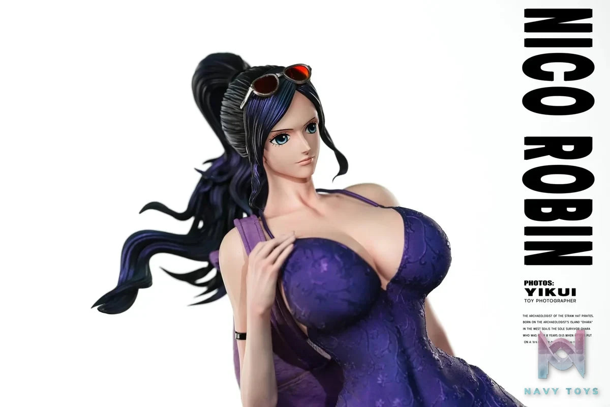 Restart Studio - One Piece Nico Robin Book Effects resin statue Navy Toys anime figure