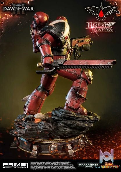 Prime 1 Studio – Premium Masterline Warhammer 40,000: Dawn of War III Space Marine Blood Ravens PMWH40K-02 PMWH40K-02DX (Licensed)