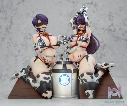Meat Studio – The Komi Mother and Daughter Bound and Lactating on a Wooden Horse Komi Can’t Communicate