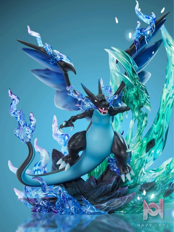 Mega Charizard X - Pokemon - Moonstone x Water Fleet Studio resin statue MoonStone Studio x Water Fleet Studio anime figure