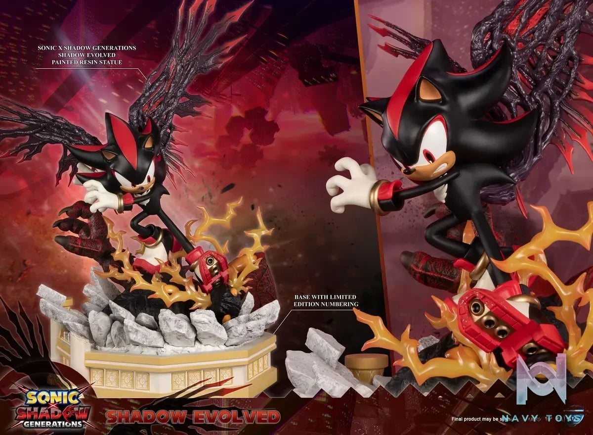First 4 Figures Studio – Resin Collectible Sonic & Shadow Generations Shadow Evolved (Licensed)