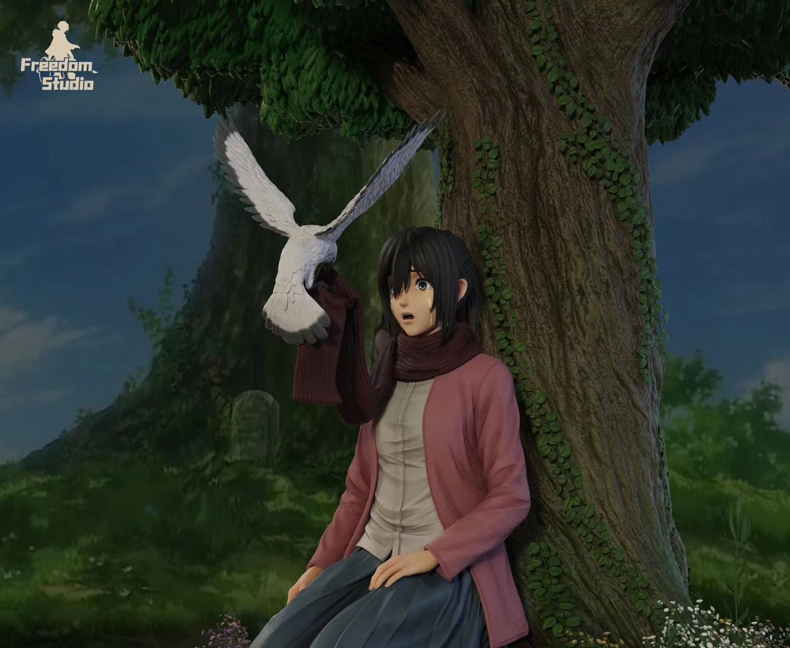 Mikasa - Attack On Titan - Freedom Studio resin statue freedom studio anime figure