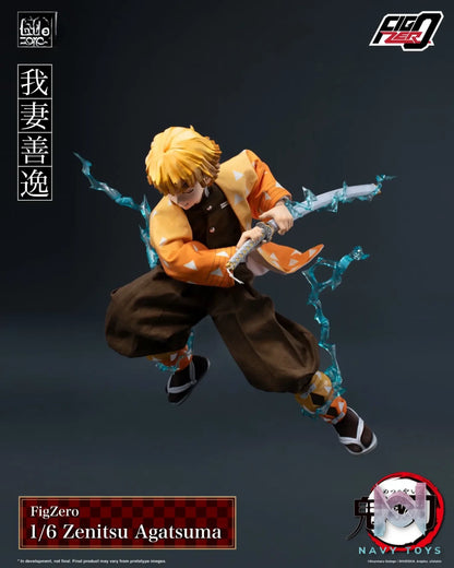 Threezero – Demon Slayer: Kimetsu no Yaiba FigZero 1/6 Zenitsu Agatsuma 3Z06690W0 (Licensed)