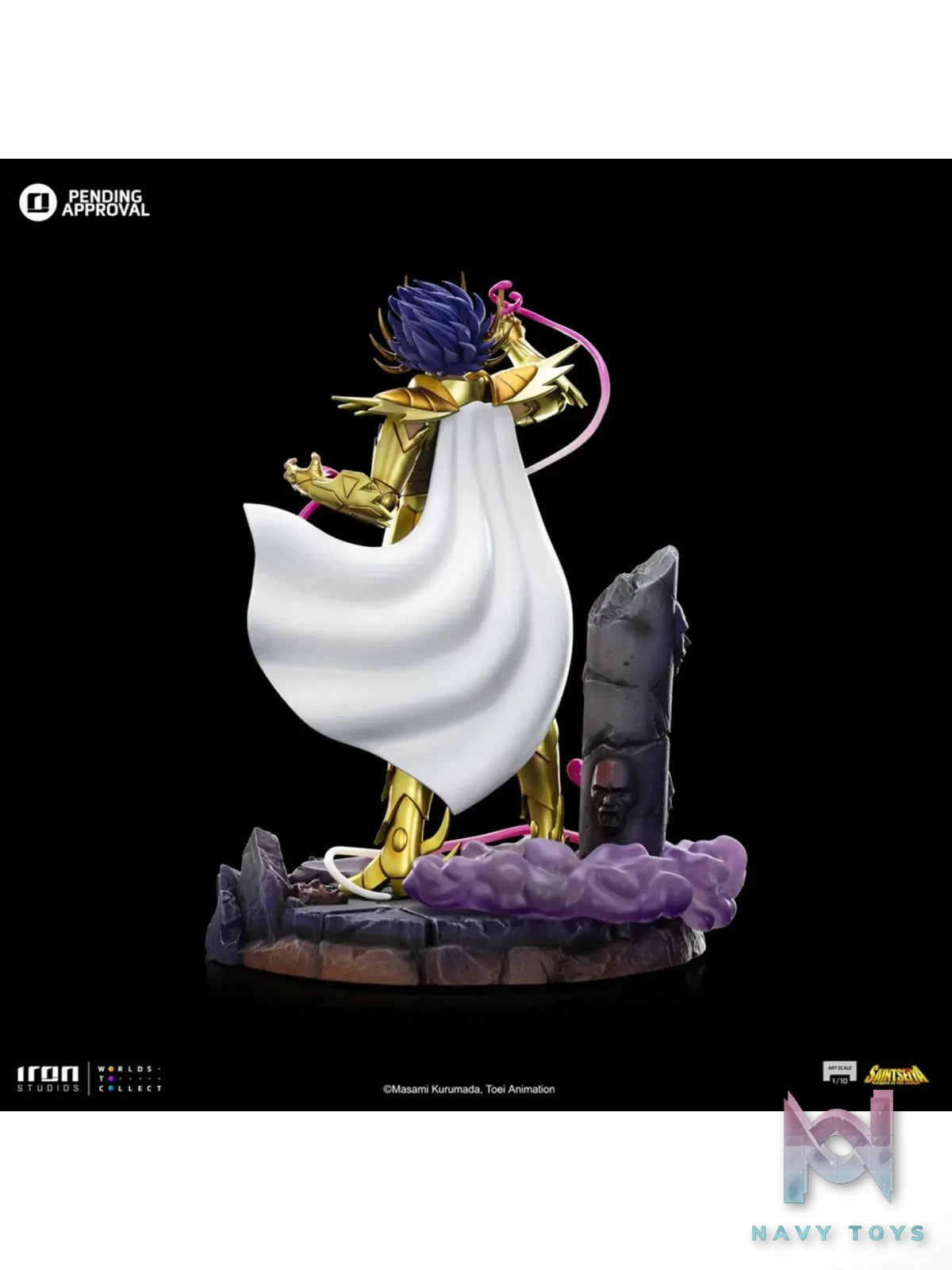 Iron Studio – Saint Seiya Art Scale 1/10 Statue Cancer Deathmask (Licensed)