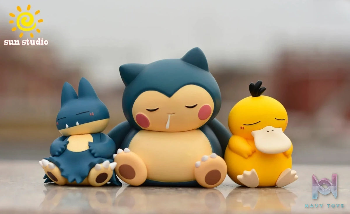 Sun Studio – Pokémon Sleeping Munchlax and Psyduck