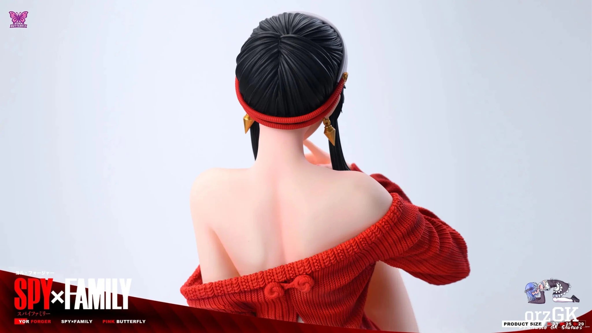 PINK BUTTERFLY Studio - Spy x Family Tipsy Yor Forger resin statue Navy Toys anime figure