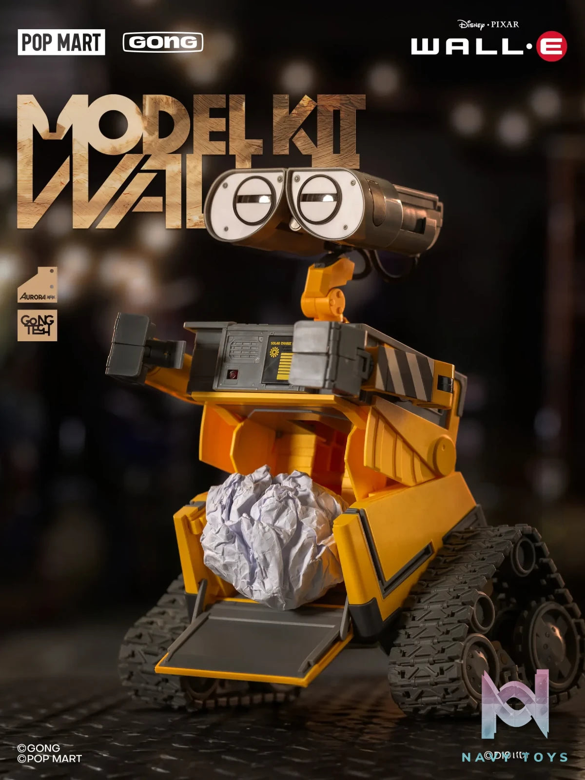 GONG Studio – WALL E WALL-E Plastic Model Kit (Licensed)