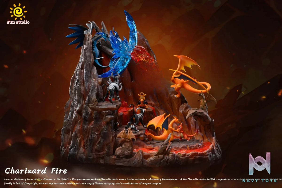 Sun Studio – Pokémon Charizard Volcano Scene