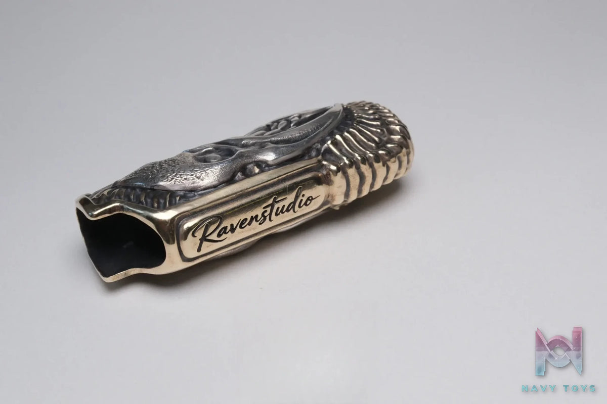 Raven Studio (silver jewelry) – Misty Fire Handmade Silver BIC J5 Lighter Case Original