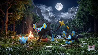 Wonder Studio – Luxray Evolution Group Pokémon