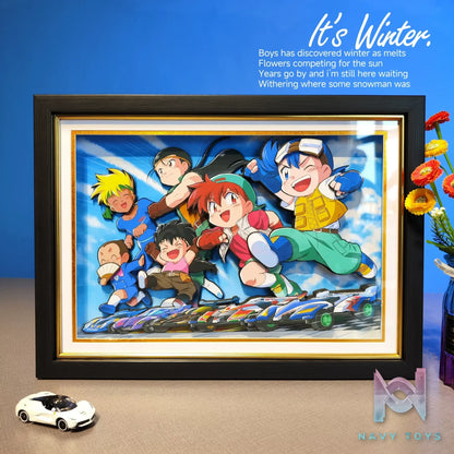 Yu Zhi Jiang Studio – Multiple Characters Series #2 3D Decorative Painting Bakusou Kyoudai Let’s & Go!!